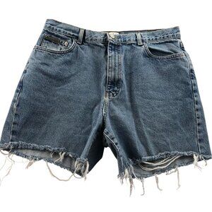 Vintage Calvin Klein Womens Jeans Shorts 34 Measured Casual Blue Denim Classic